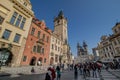 Old Town Square in Prague in summer, Czech Republic Royalty Free Stock Photo